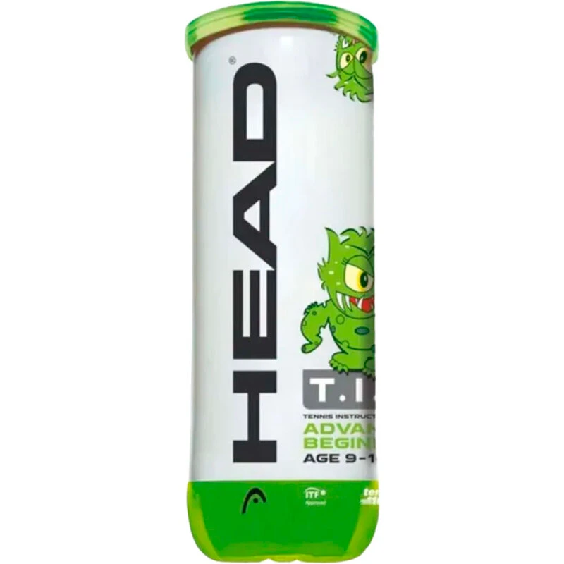 HEAD T.I.P. Green - 3-pak (trykfri, 25% langsommere)