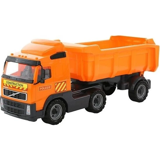 Polesie Gul Lastbil Dumper med Tip 590x190x250mm