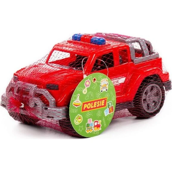 Polesie Brandbil Jeep - Rød