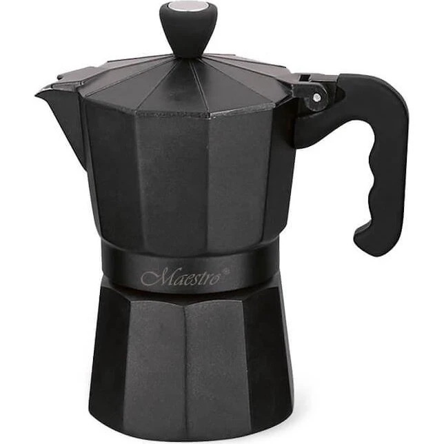 Maestro MR-1666-3 3-kops moka-kande, sort