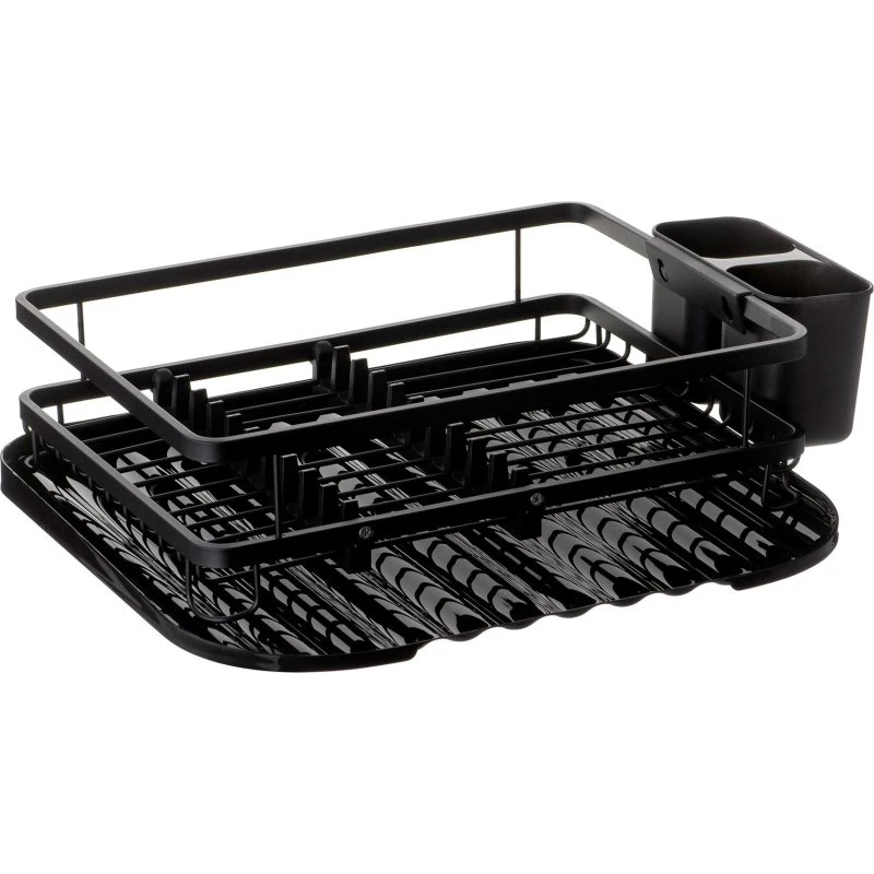 Maestro MR-1024 Opvaskestativ 40 cm, sort med drypbakke