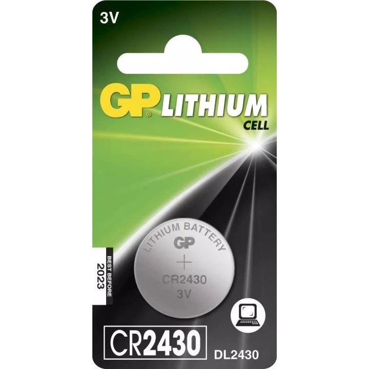 GP CR2430 Lithiumknapp batteri, 1 stk