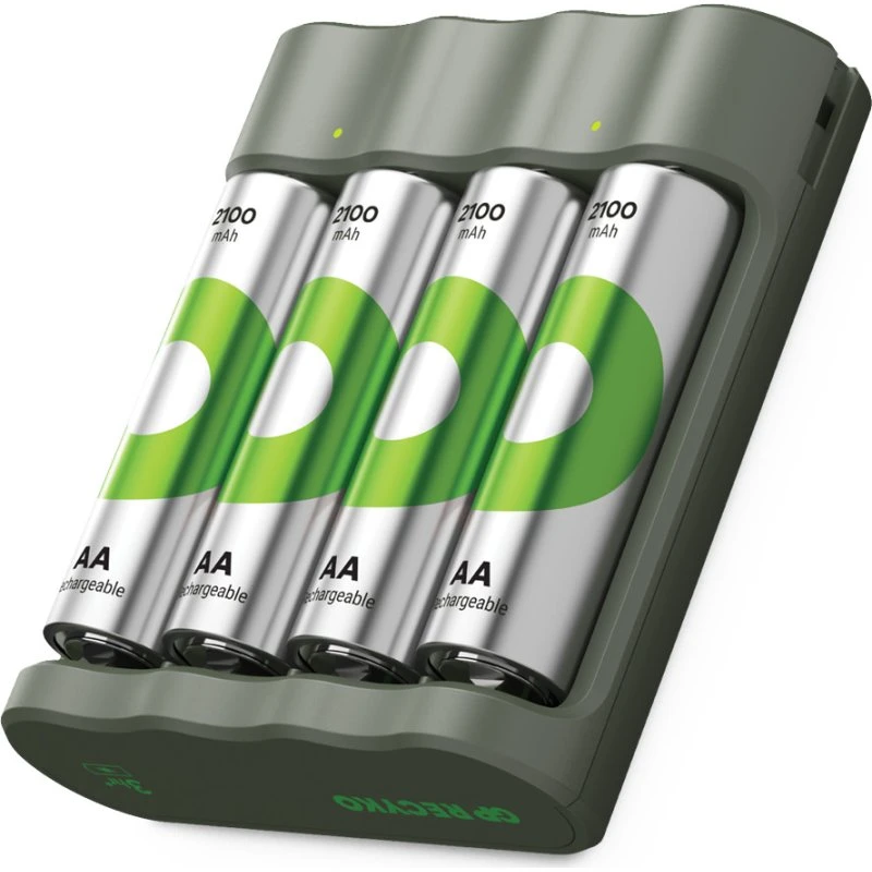 GP Batteries Recyko B441 med 4xAA 2100 mAh batterier