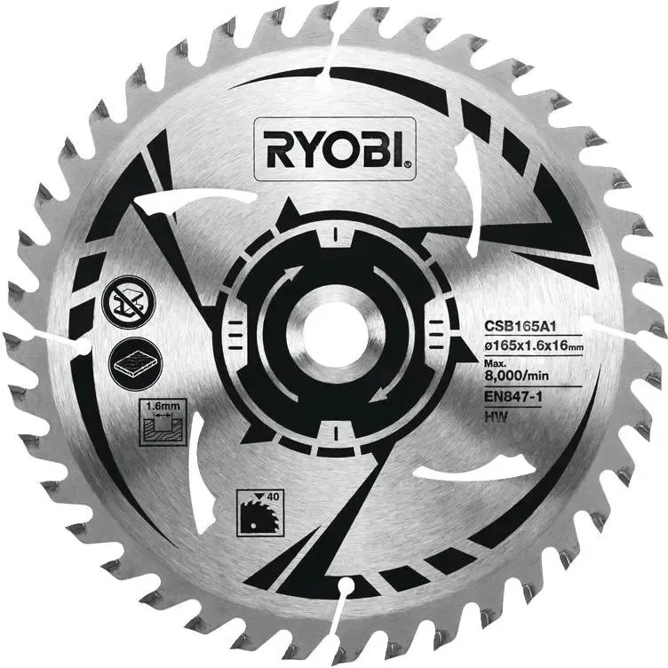 Ryobi CSB165A1 Rundsavsklinge 165 mm, 40 tænder