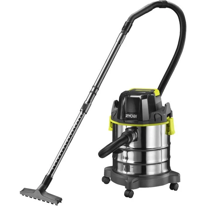 Ryobi R18WDV-0 18V ONE+ Våd/Tør Støvsuger, 18 L, Sort/Grøn