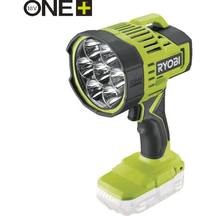 Ryobi RLS18-0 18V ONE+ Spotlygte 3000 Lumen
