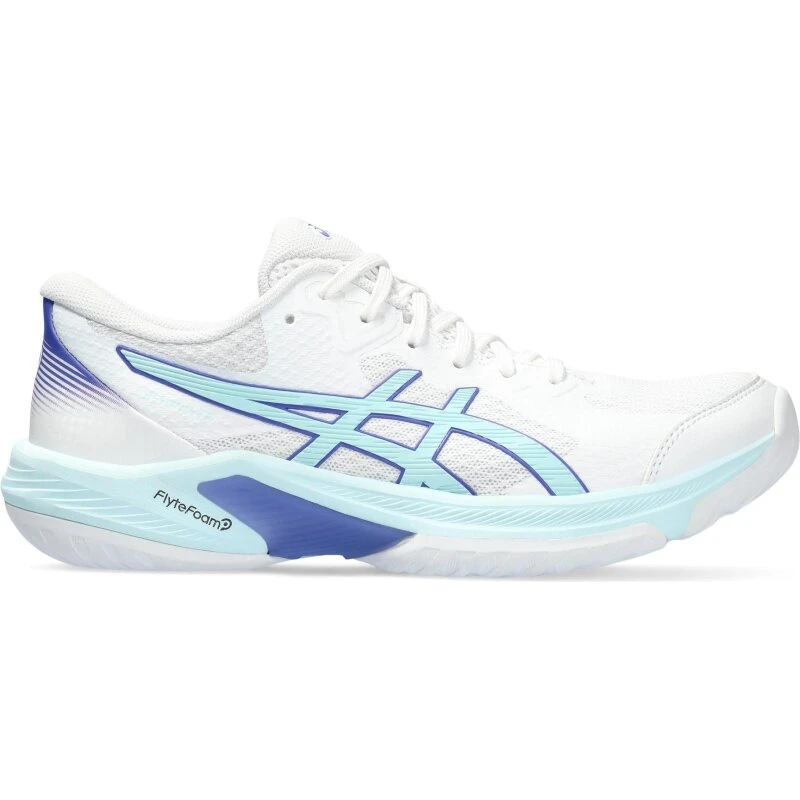 Asics Beyond FF dame indendørssko, White/Aquamarine, 5 mm hældrop