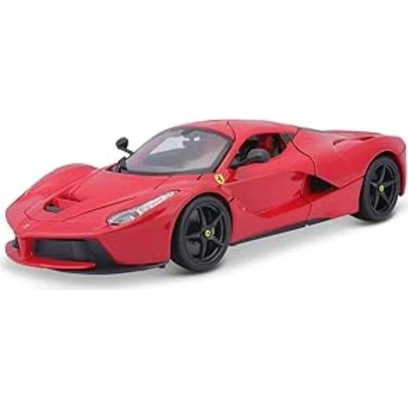 Bburago La Ferrari Aperta RP 1:18 Rød
