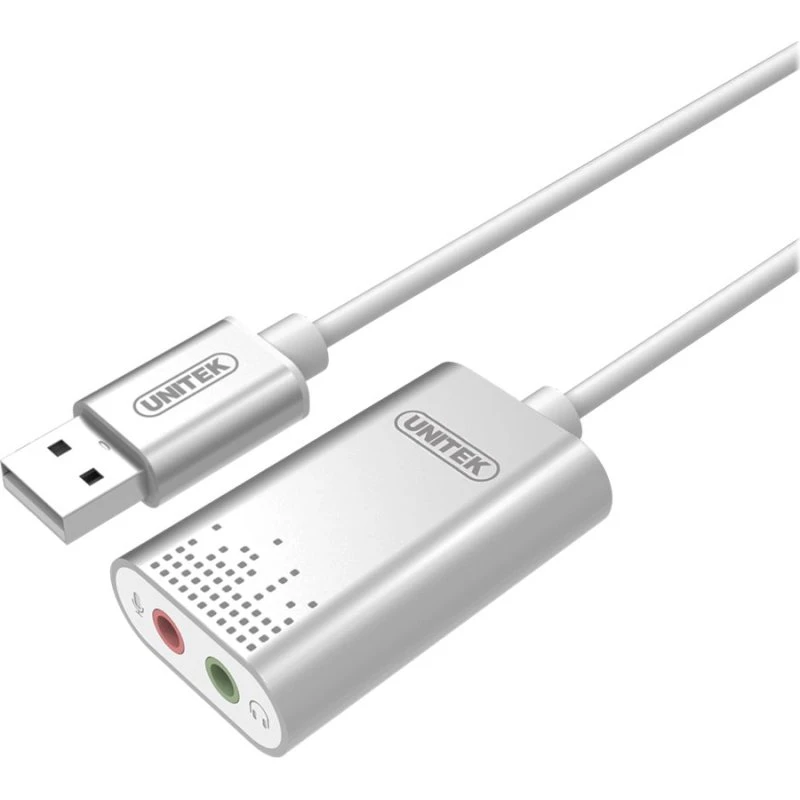 Unitek Y-247A USB 2.0 Ekstern Lydkort 16 bit