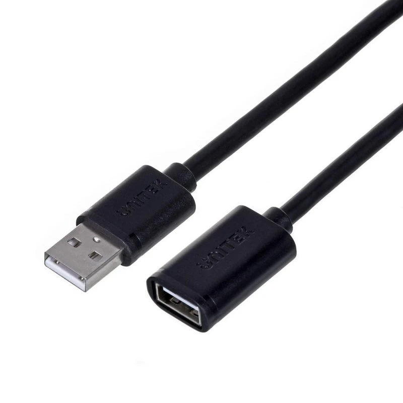 Unitek Y-C418GBK USB 2.0 5m forlænger kabel sort