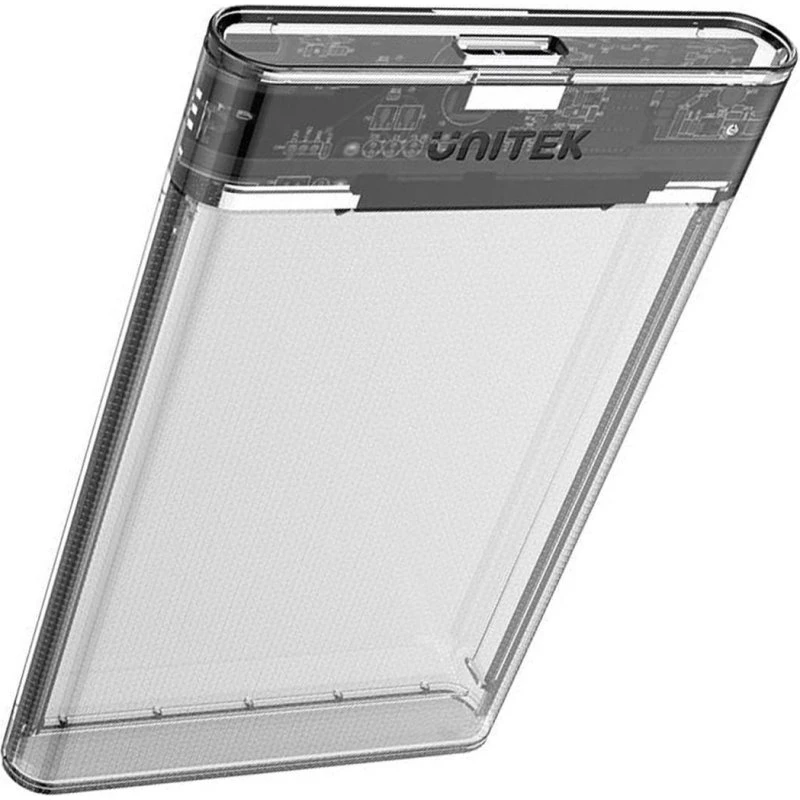 Unitek DisGuard Limpid R 2,5" USB 3.1 SATA 6Gb/s Ekstern Harddiskkabinet
