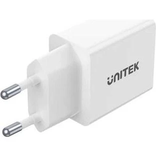 Unitek P1113A-EU USB-vægoplader 12 W, 2x USB-A, hvid