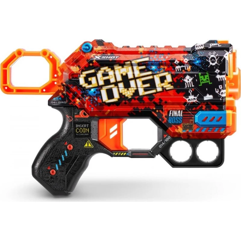 Zuru X-Shot Skins Menace Blaster med 8 Dartskumpile (Design B)