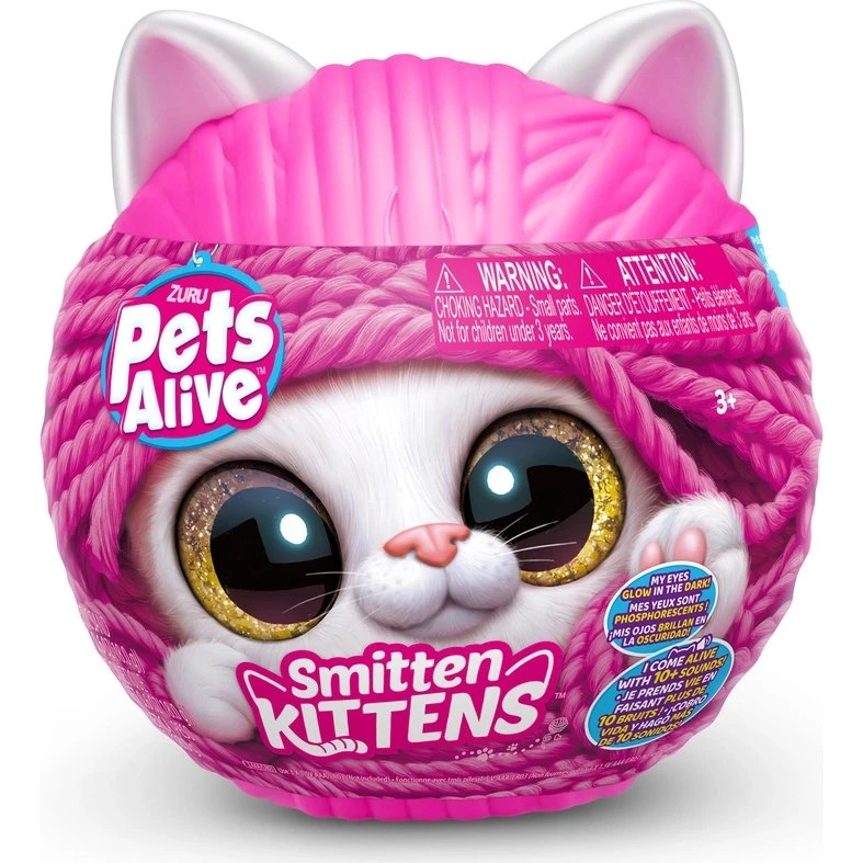 Pets Alive Smitten Kittens Interaktiv Kat - 8 forskellige killinger