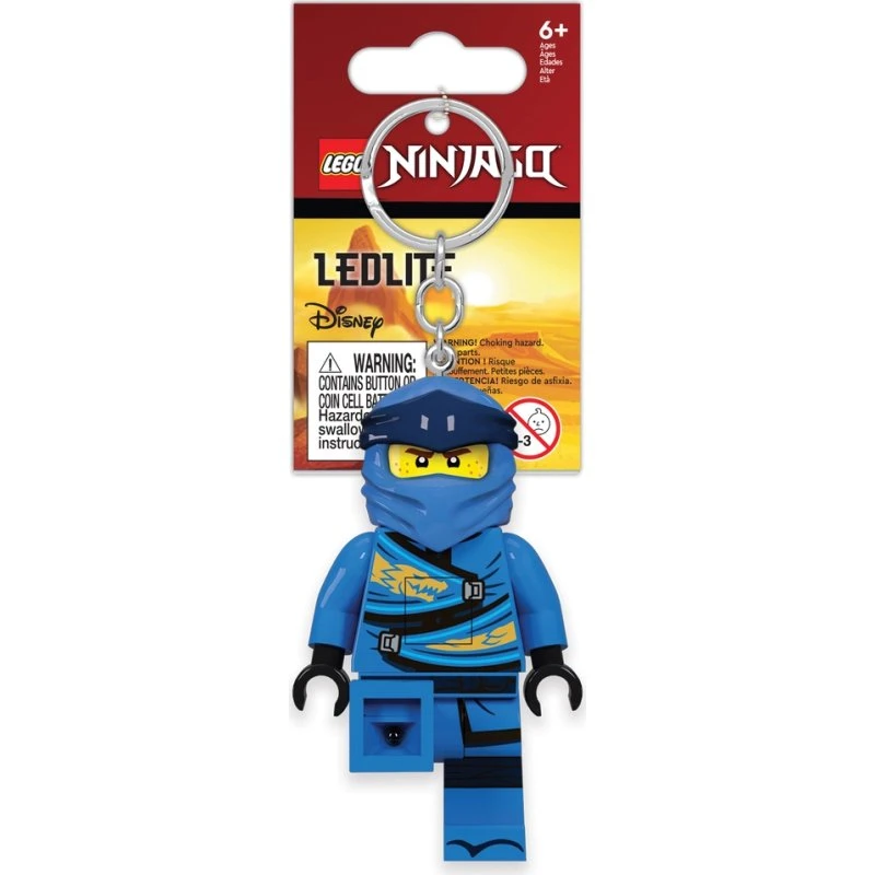 LEGO Ninjago LED-nøglering Jay med lys under fødderne