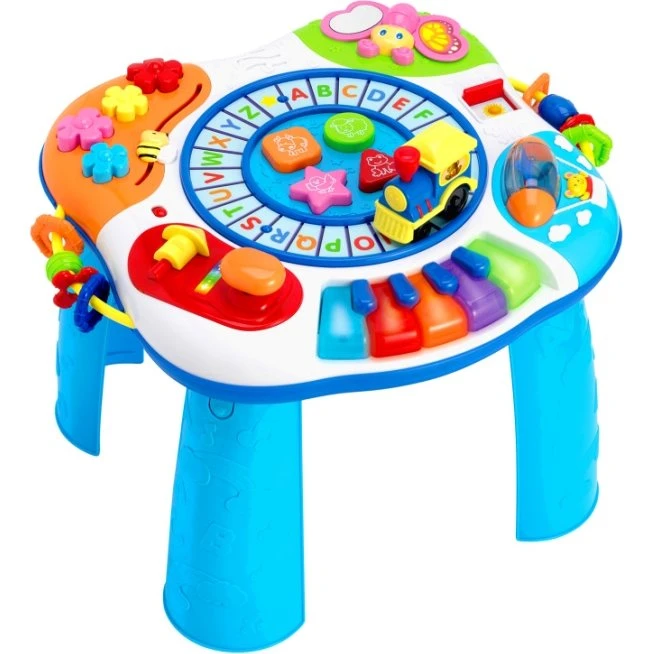 Winfun Aktivitetsbord med Bogstavtog og Klaver, 12+ måneder
