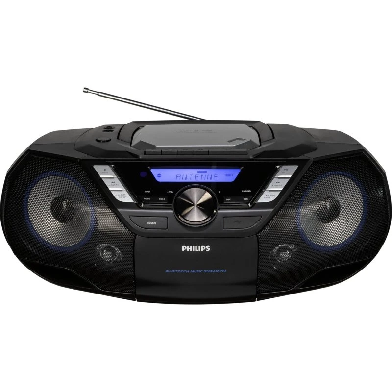 Philips AZB798T/12 DAB Boombox – Stereo, Bluetooth, USB, Kassette