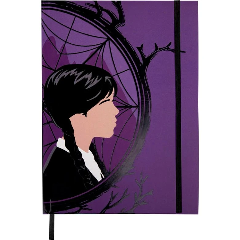 Wednesday Addams & Enid Hardcover Notesbog, 14,5 x 21 cm