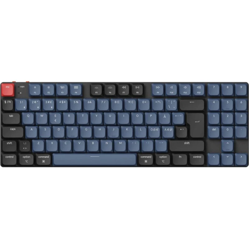 Keychron K13 Pro Low Profile Trådløs Tastatur RGB Red Switch