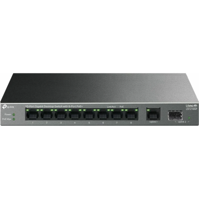 TP-Link LS1210GP 10-port Gigabit PoE+ Switch