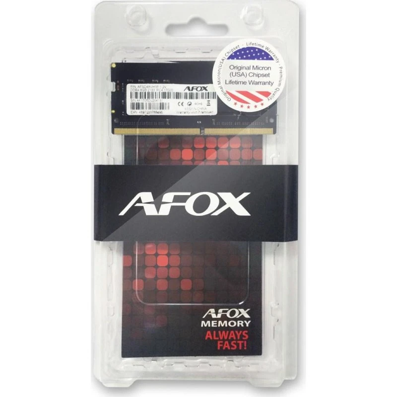 AFOX DDR4 8 GB 3200 MHz SODIMM RAM