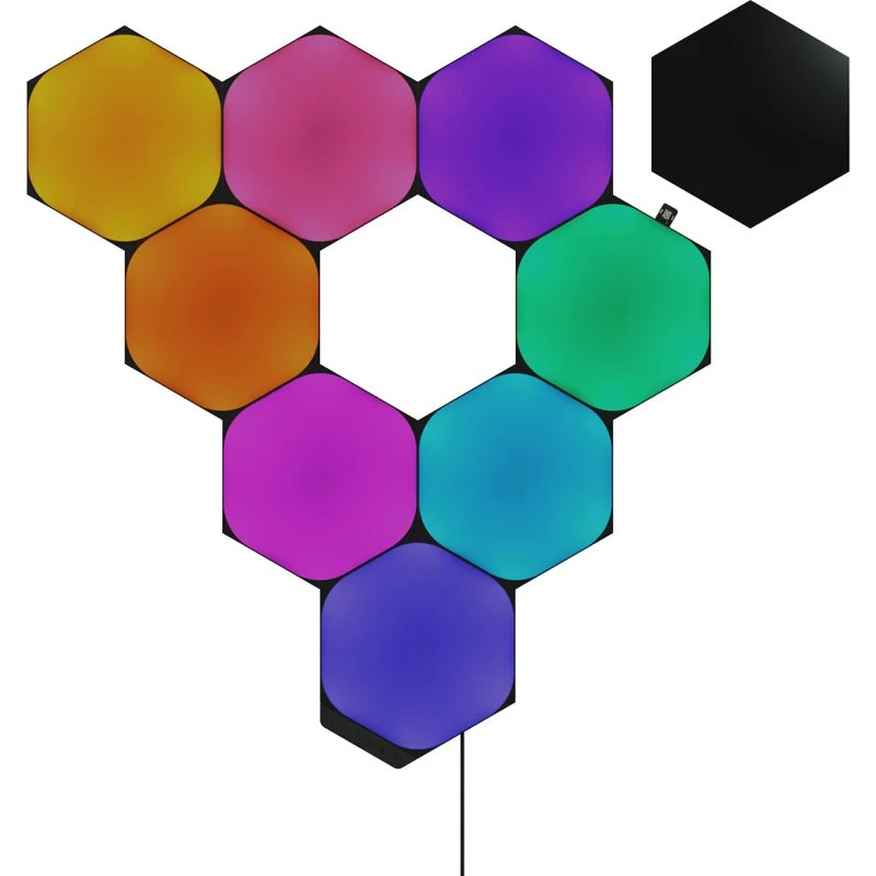 Nanoleaf Shapes Black Hexagon 9-panel Starter Kit