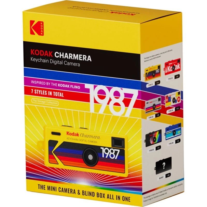 Kodak Charmera Blind Box Digitalkamera – Retro Nøglering