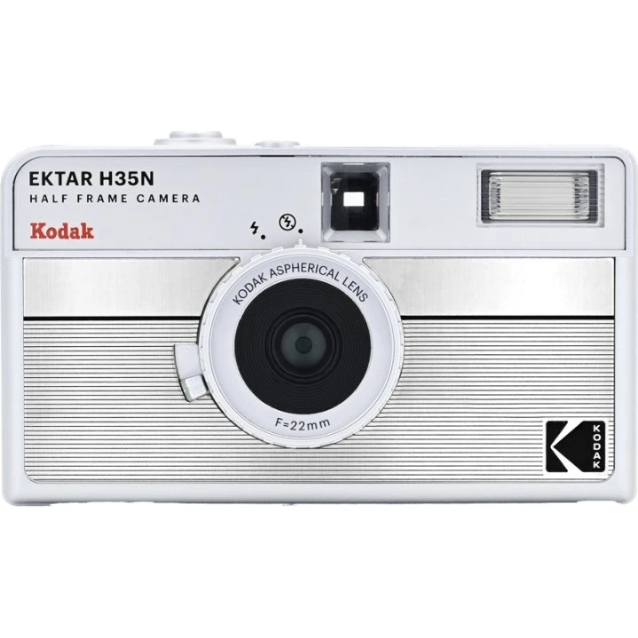 Kodak EKTAR H35N Kamera Stribet Sølv