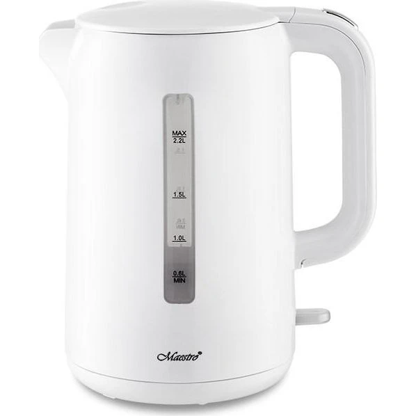 Elkedel Maestro 2,2 L 2200 W Hvid