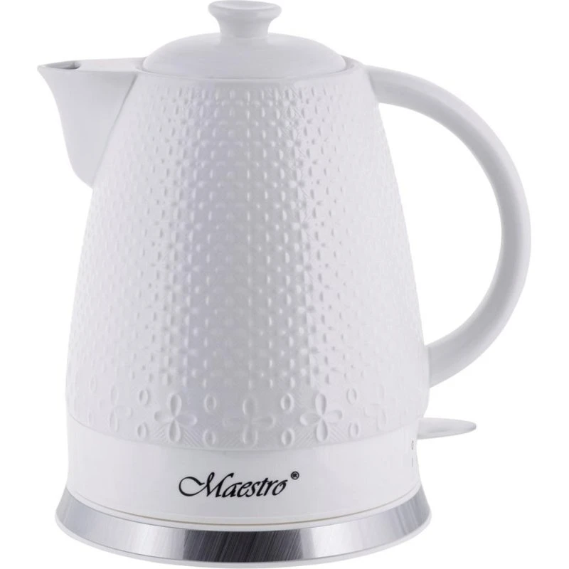 Maestro MR-073 Elkedel 1,5 l, 1.500 W, hvid keramik
