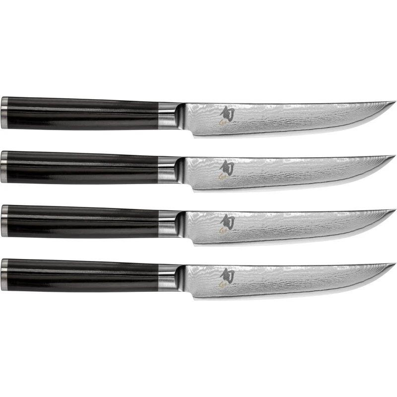 Kai Shun Classic Series Steakkniv, 4 stk, 12 cm, sort