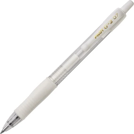 Pilot G2 Hvid Gelpen 0,37 mm