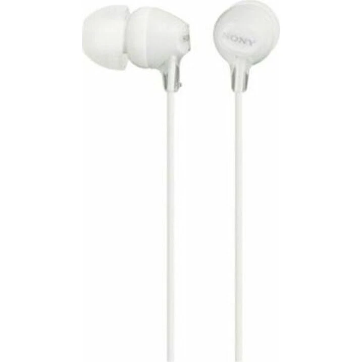 Sony MDR-EX15LP In-ear høretelefoner, hvid