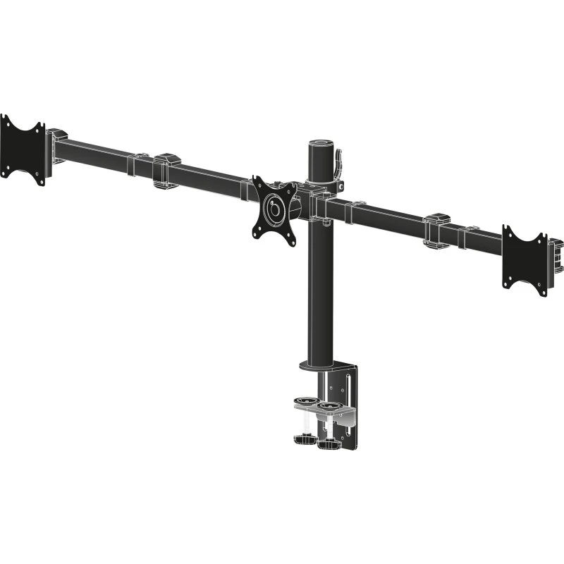 Iiyama DS1003C-B1 3-skærm stativ med justerbar arm, sort