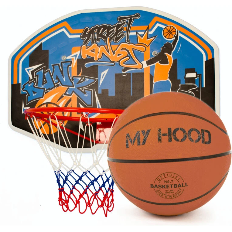 My Hood Basketkurv på plade inkl. bold – 91×61 cm HDPE