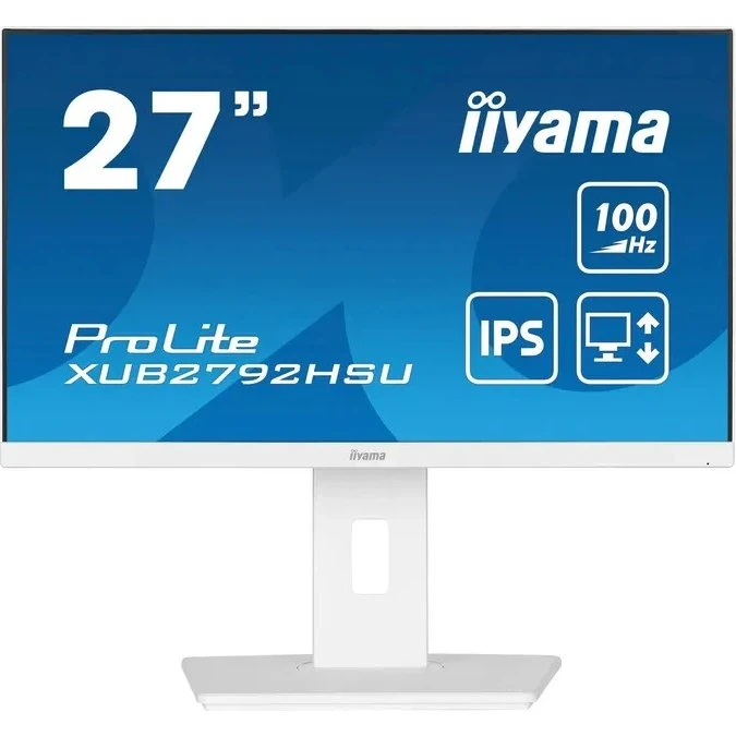 Iiyama XUB2792HSU-W6 27" Gaming Skærm, 100Hz, IPS, 0.4ms, Hvid