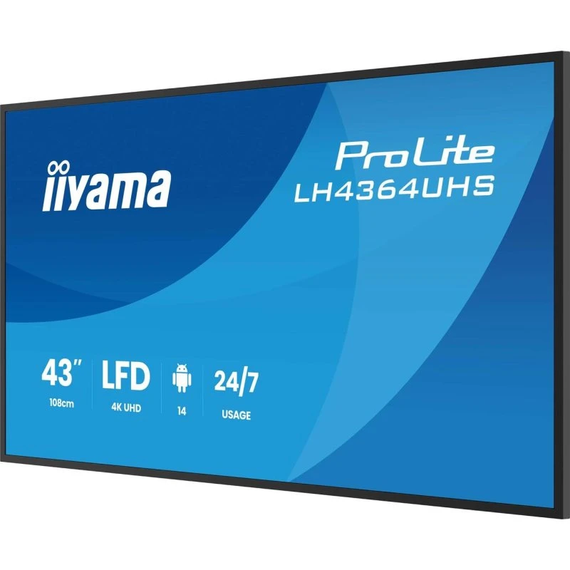 iiyama ProLite LH4364UHS 43" 4K Digital Signage-skærm