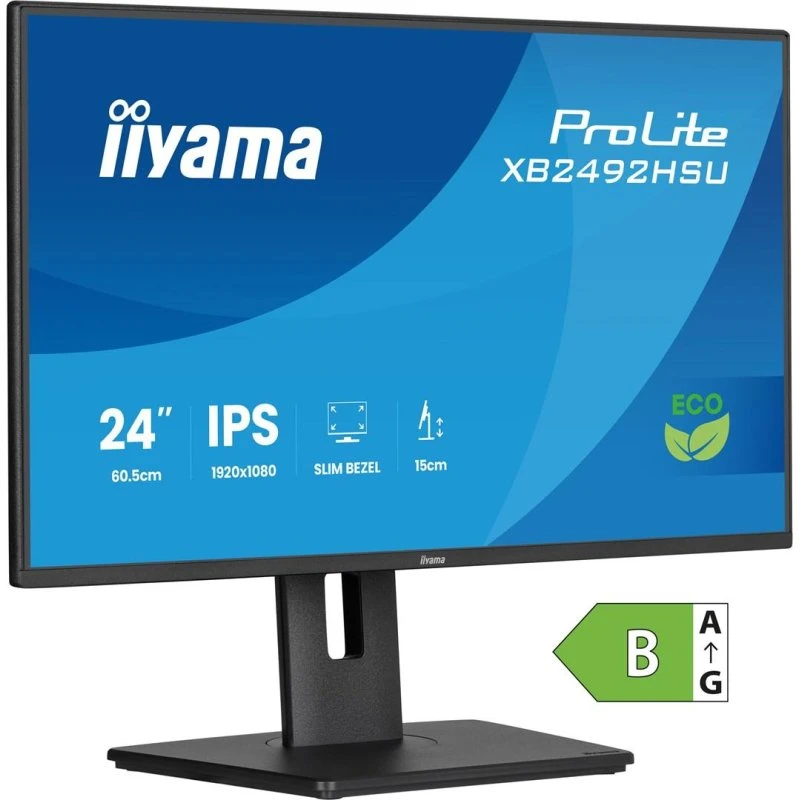 iiyama ProLite XB2492HSU 24" IPS Full HD 120 Hz, sort