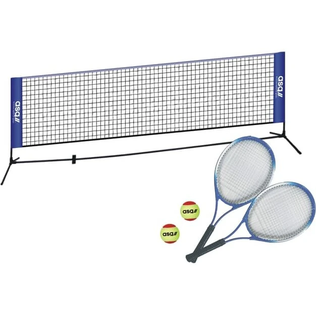ASG tennisnet sæt med 2 ketchere og 2 bolde