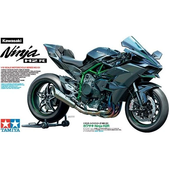 Tamiya Kawasaki Ninja H2R 1:12 Motorcykel Byggesæt