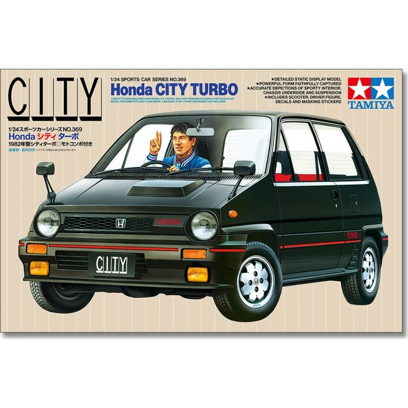 Tamiya Honda City Turbo 1:24 Byggesæt