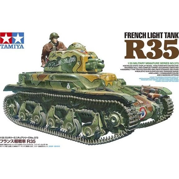 Tamiya R35 French Light Tank 1:35 Byggesæt