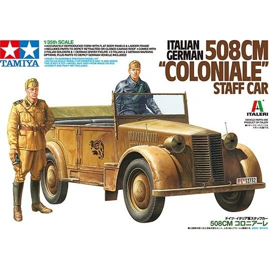 Tamiya 1:35 Italian/German 508CM 'Coloniale' Staff Car