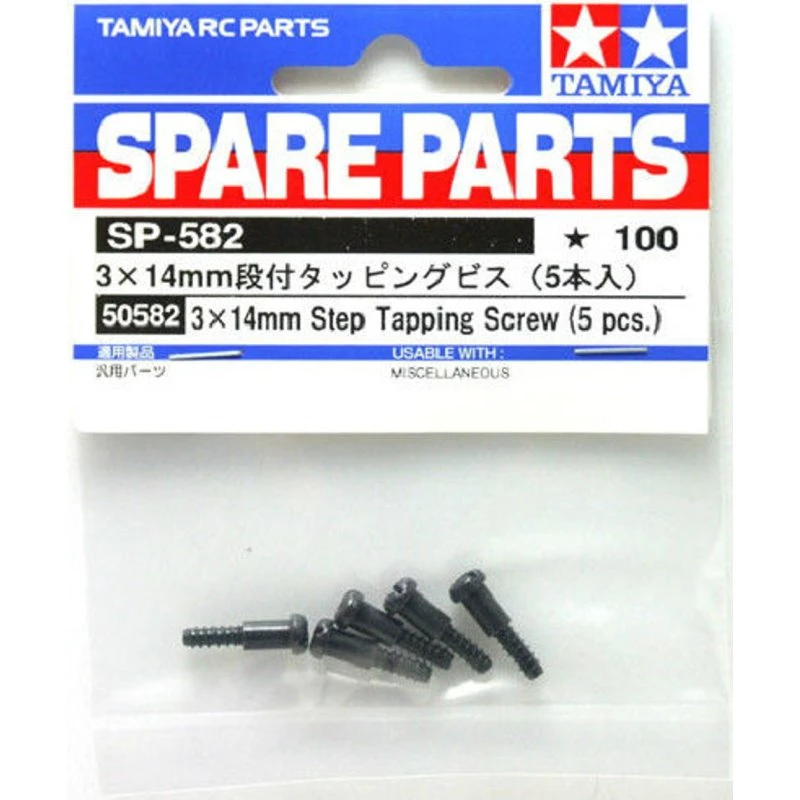 Tamiya 50582 Skrue M3x14mm, 5 stk.