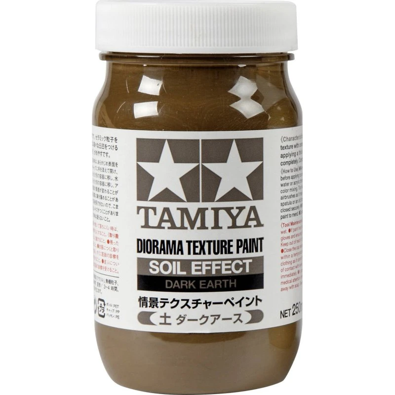 Tamiya Diorama Texture Paint Soil - Dark Earth 250 ml