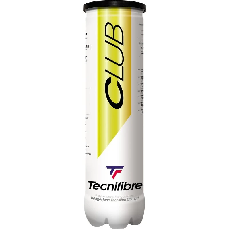 Tecnifibre Club Tennisbolde – 4 tin