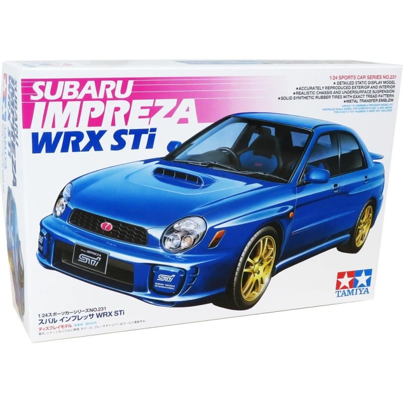 Tamiya Subaru Impreza WRX STi 1:24 Byggesæt