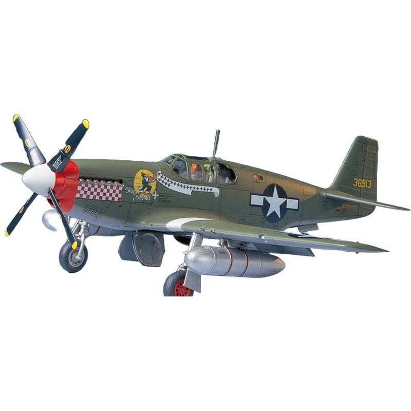 Tamiya P-51B Mustang 1:48 Byggesæt (Razorback)