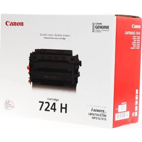 Canon CRG 724H Sort Toner 12500 Sider