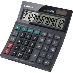 Canon AS-220RTS Skrivebords-regnemaskine, 12 cifre, mørkegrå